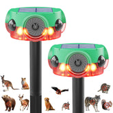 ChunHee Outdoor Motion Sensor Alarm, Barking Dog Alarm with 360° Detection, Supports Voice Recording, Adjustable Volume, 120dB Motion Activated Alarm for Home, Garden, Yard, Farm – 2Pack