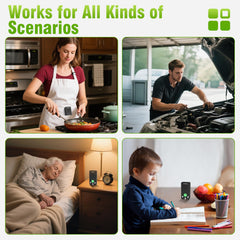 ChunHee Wireless Intercom System – Long Range Hands-Free 2-Way Home Intercom for Elderly, Office, Garage, Basement, Business Use