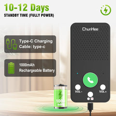 ChunHee Wireless Intercom System – Long Range Hands-Free 2-Way Home Intercom for Elderly, Office, Garage, Basement, Business Use