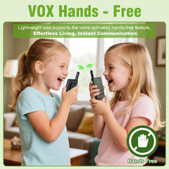 Wireless Intercom System for Home, Hospital, Hotel – 2 Pack Long Range Caregiver Pager with SOS Emergency Alarm, 1.5 Mile Two-Way Communication for Office & Room-to-Room Use