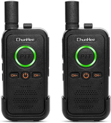 ChunHee Wireless Intercom System for Elderly – Long Range Caregiver Pager with SOS Emergency Alarm, 2-Pack Room to Room Intercoms for Home or Business (1.5 Miles)