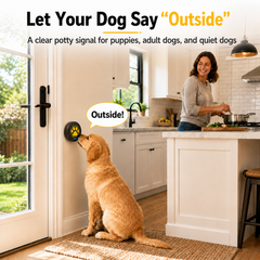 ChunHee Dog Bells to Go Outside, Touch Activated Dog Door Bell for Potty Training, Dog Bell for Door with 36 Built-in Sounds & Voice Commands, 5 Adjustable Volume Levels, Puppy Training Bell for Dogs
