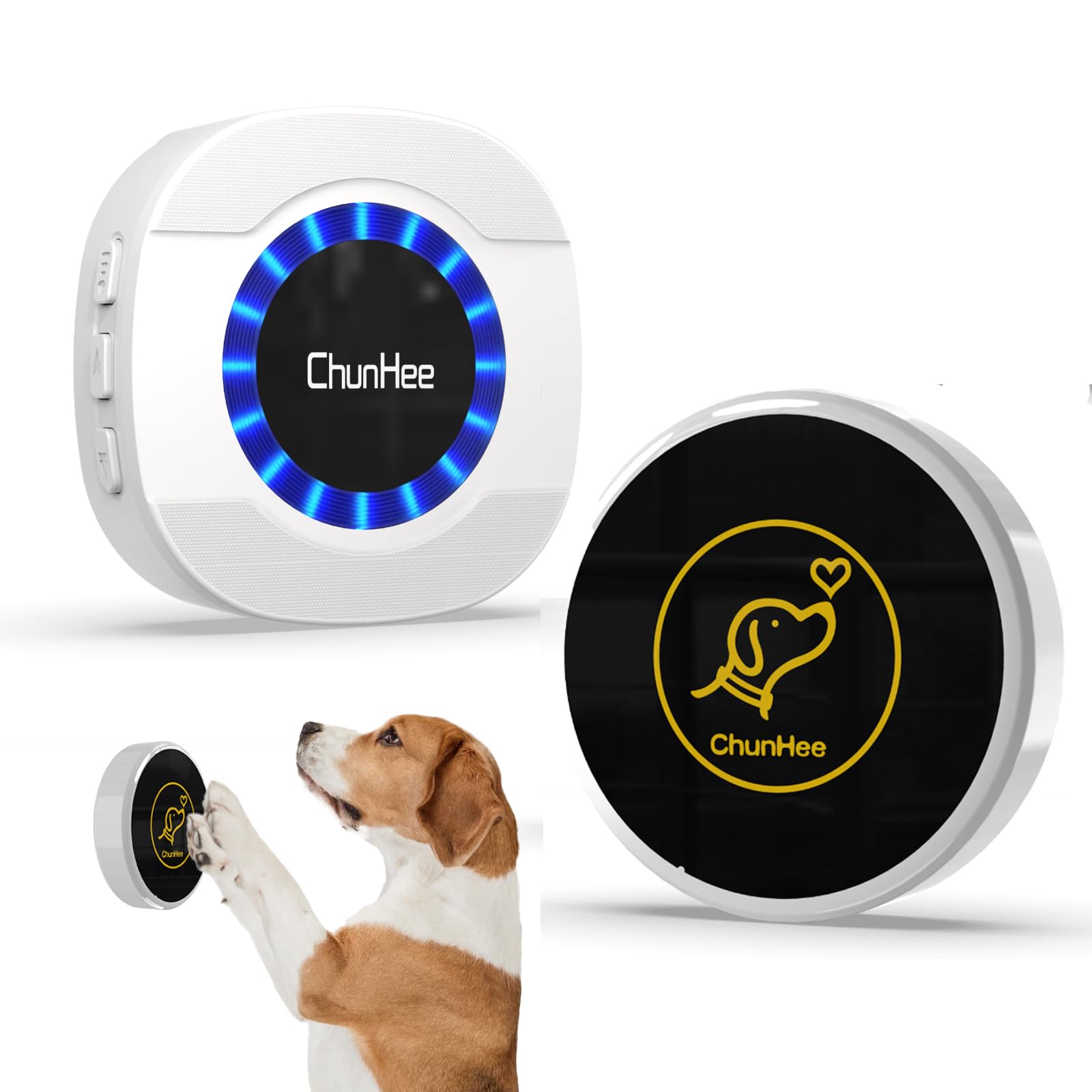 Chunhee Entraînez-vous plus intelligemment, vivez mieux : découvrez la solution ultime d'apprentissage de la propreté pour chien Cloches pour chien avec sonneries personnalisées Volume réglable
