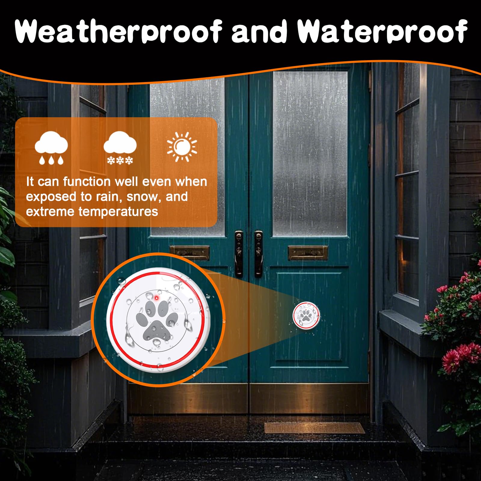 Touch Sensitive Dog Doorbell with Ringtones – ChunHee