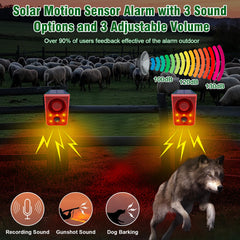 Chunhee Detenga la intrusión de animales con la alarma con sensor de movimiento ChunHee 